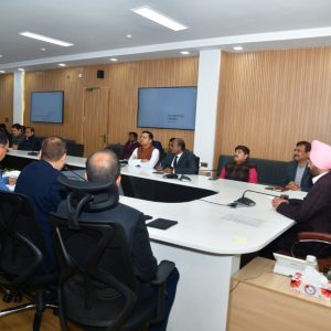 मुख्य सचिव डॉ. एस.एस. संधु ने ग्लोबल इन्वेस्टर्स समिट-2023 की तैयारियों के सम्बन्ध में ली बैठक 